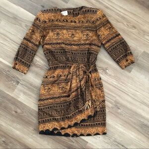 R. J. Stevens by Carol Escritor Vintage printed dress size 4P